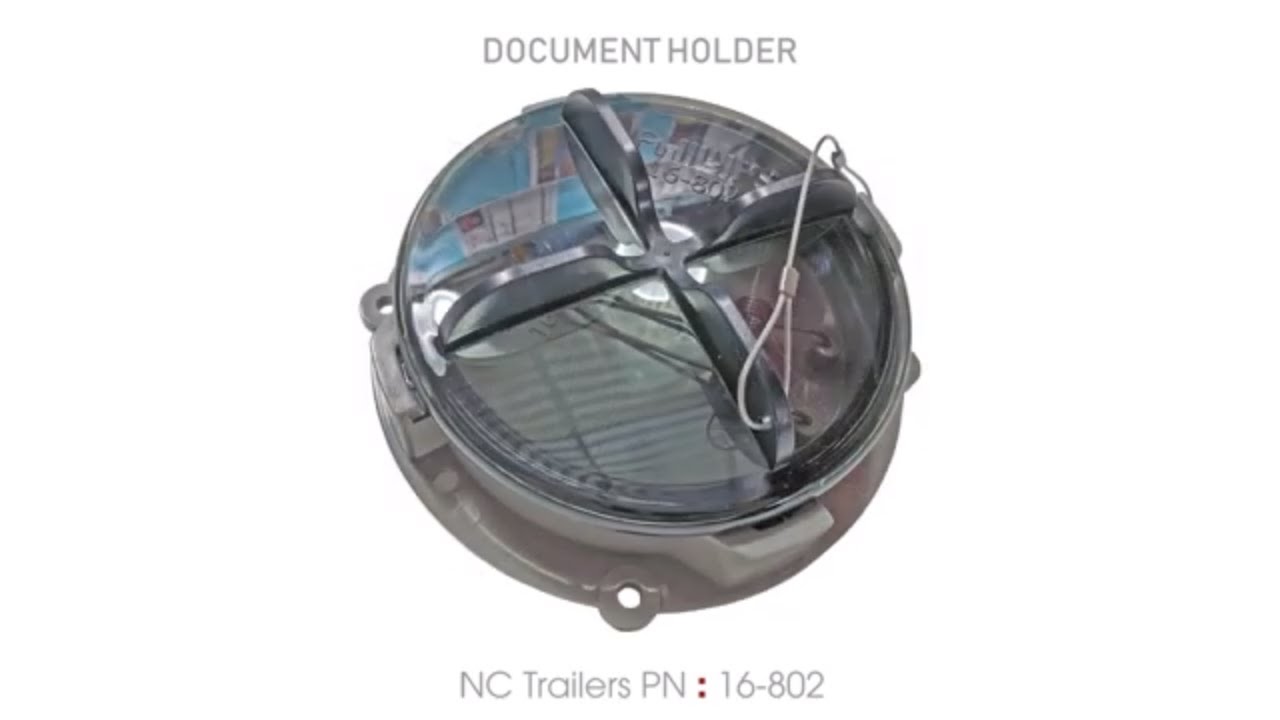 Trailers: Sealed Document Holder