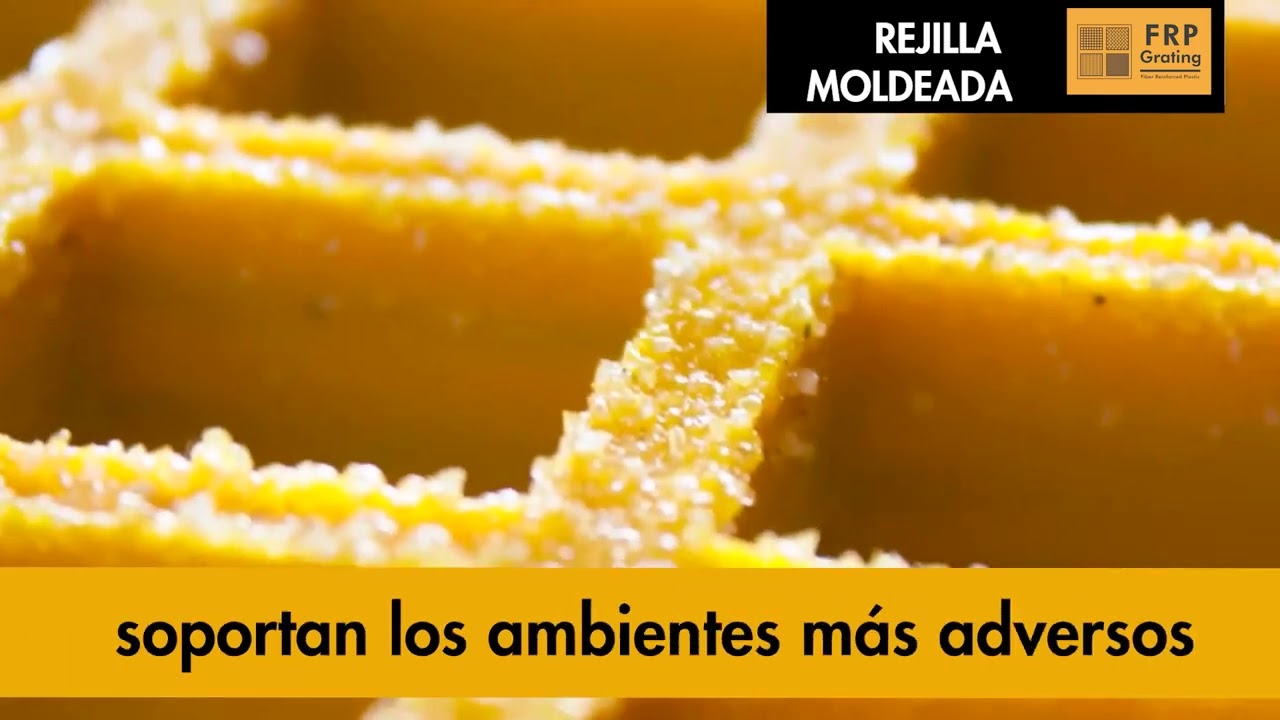 Rejilla Moldeada de fibra de vidrio