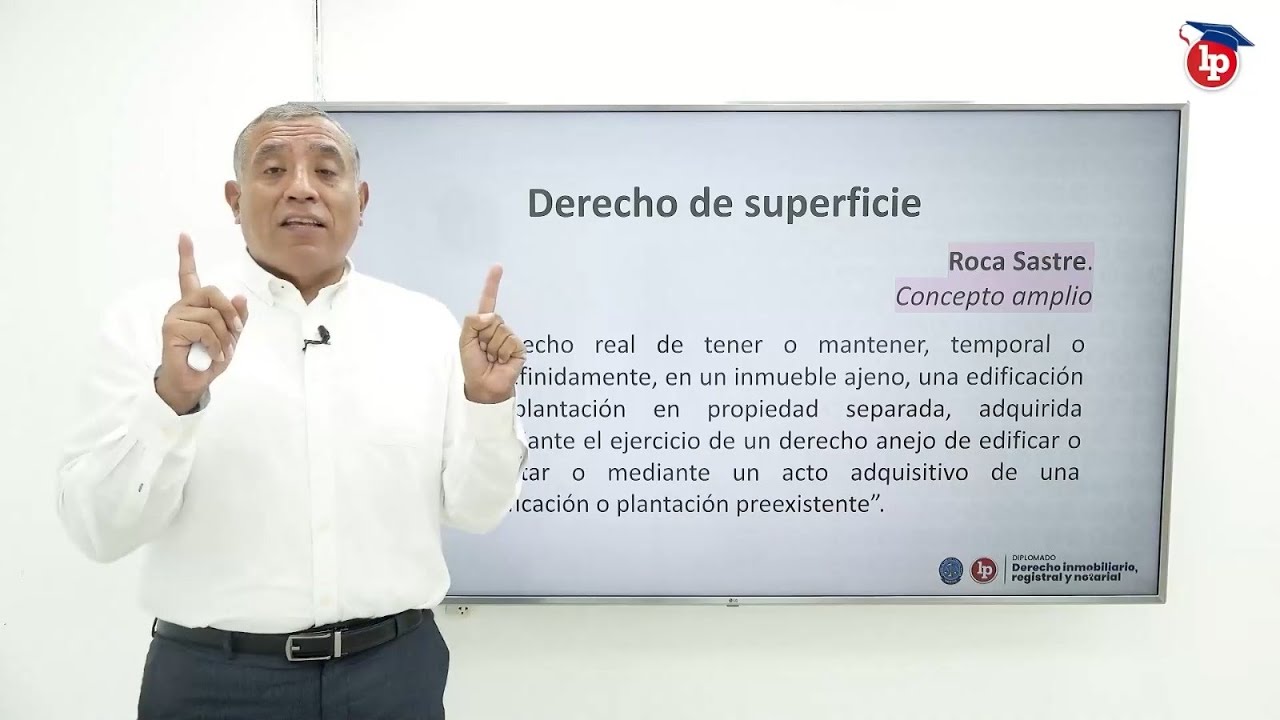 Clase gratis para aspirantes a notarios: derecho real de superficie