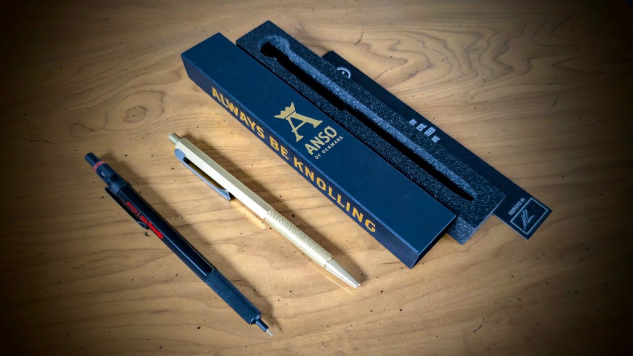 Ansø Pen - Jens Ansø of Denmark - Tactile Turn of Texas - Hexagonal OHTO Needle Point Blue Ink #EDC 
