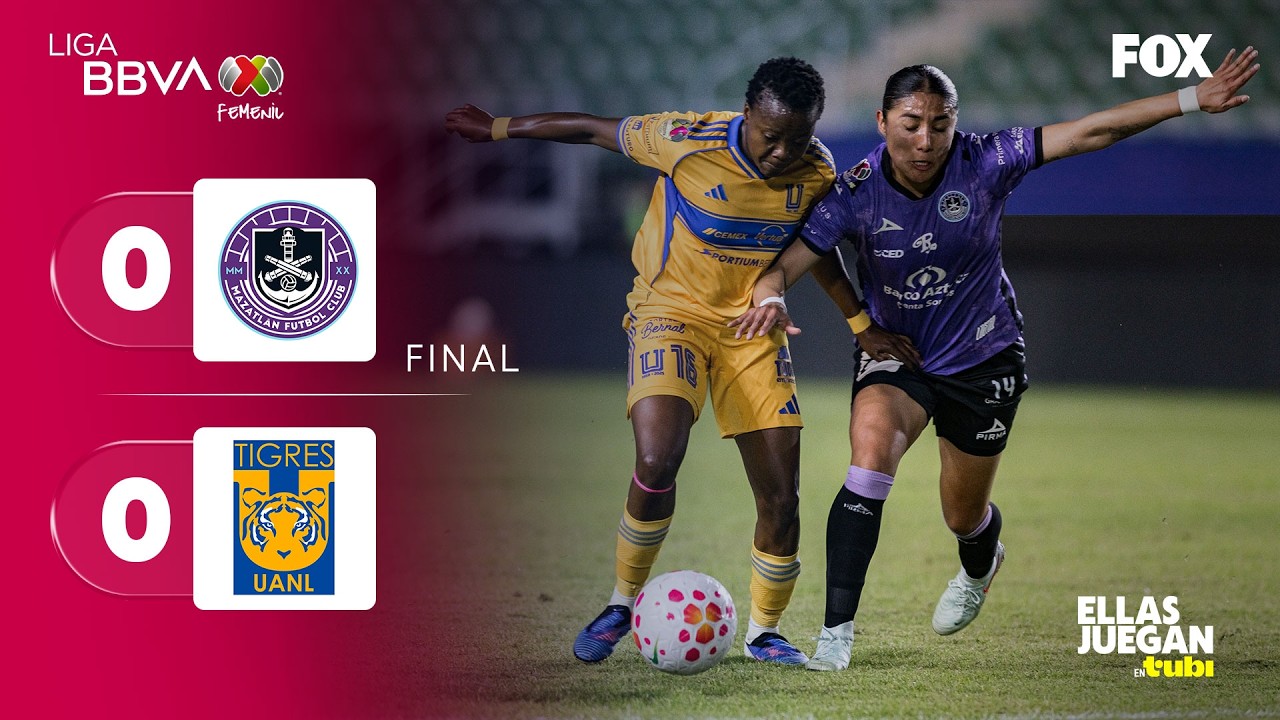 MAZATLÁN 0-0 TIGRES | RESUMEN | LIGA MX FEMENIL | CLAUSURA 2026 | JORNADA 9