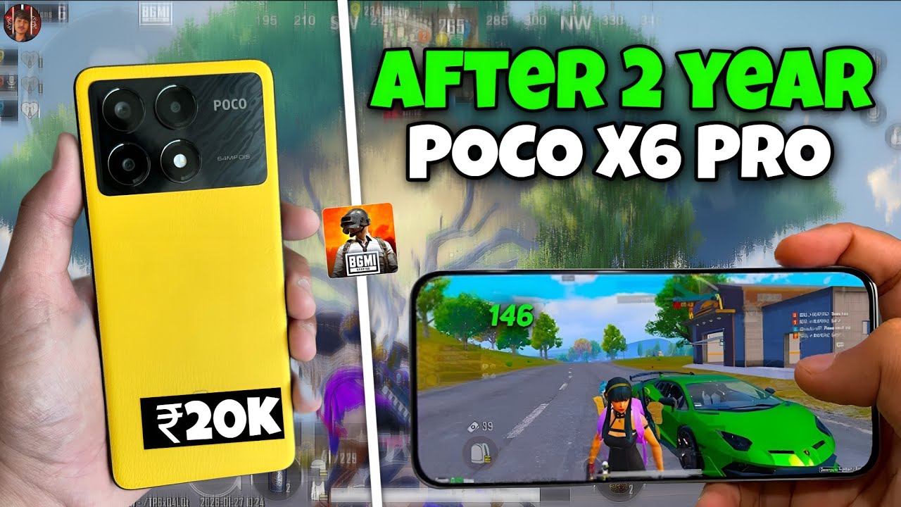 Poco X6 Pro After 2 Years Review |BGMI 120FPS Reality😬 |Battery Drain + Heating | Worth ₹20K in 2026