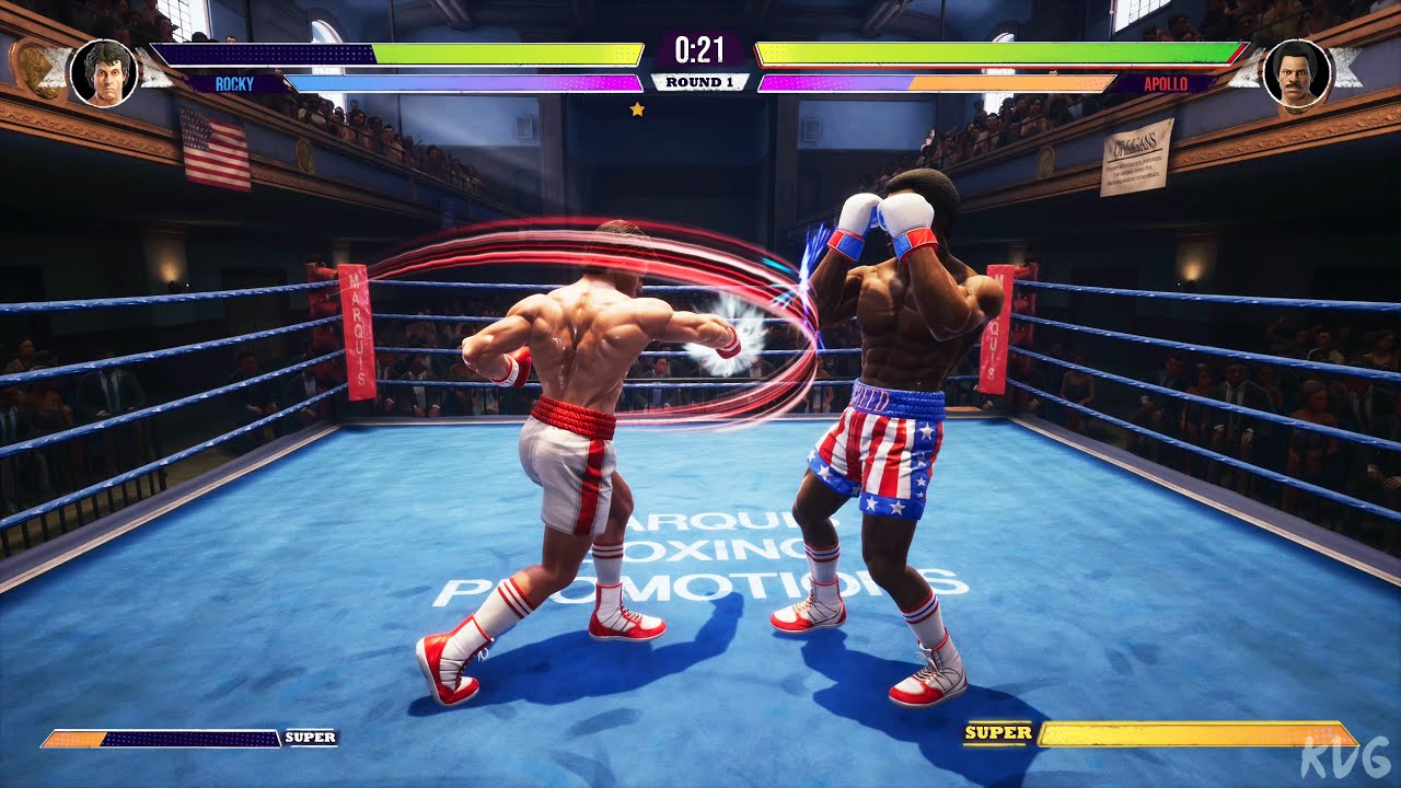 Big Rumble Boxing: Creed Champions - Rocky Balboa vs Apollo Creed - Gameplay (PC UHD) [4K60FPS]