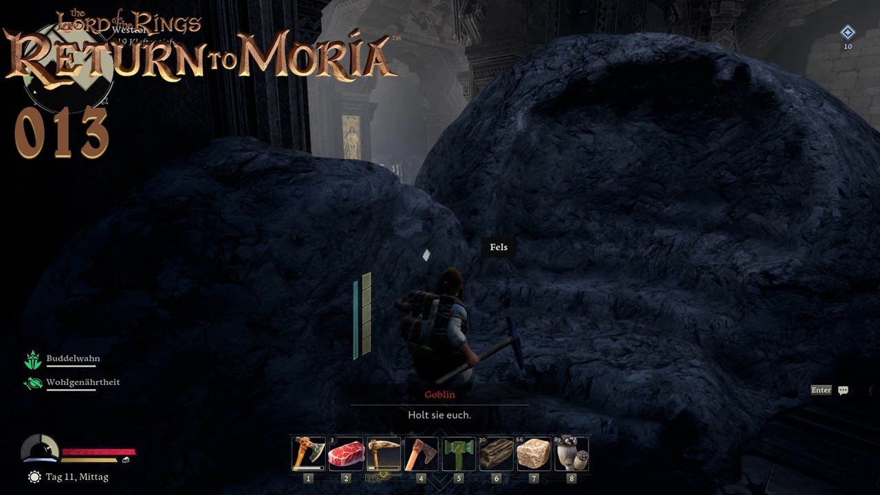 Return to Moria #013 Weltmeisterlich gegen den Fels