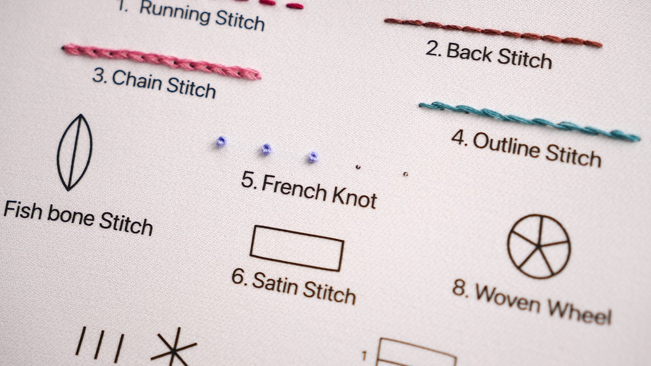 Embroidery Stitches : How To French Knot Very Easy For Beginners