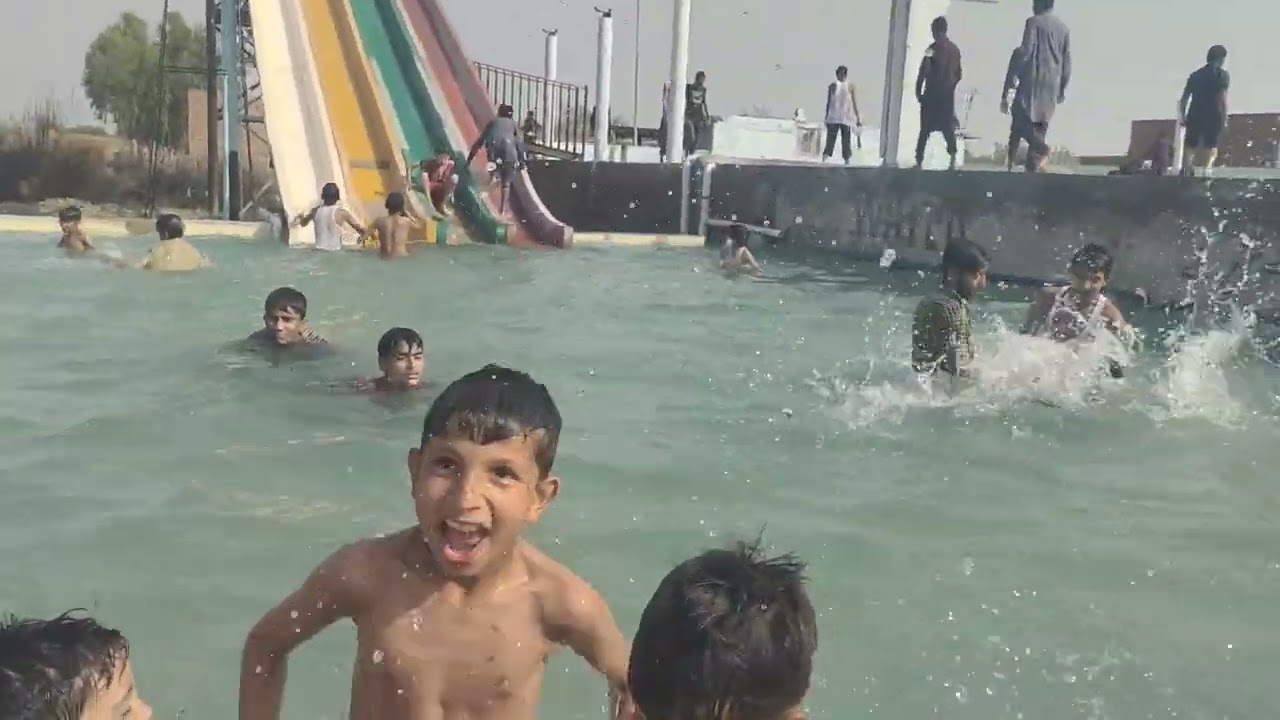 Kids in Sargoda swimming pool