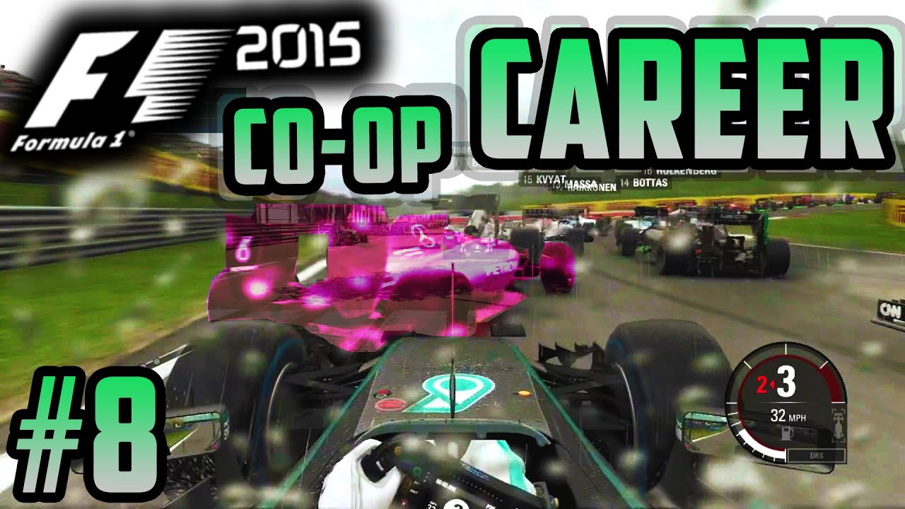 F1 2015 CO-OP CAREER PART 8: HIS CAR WAS INVISIBLE?!