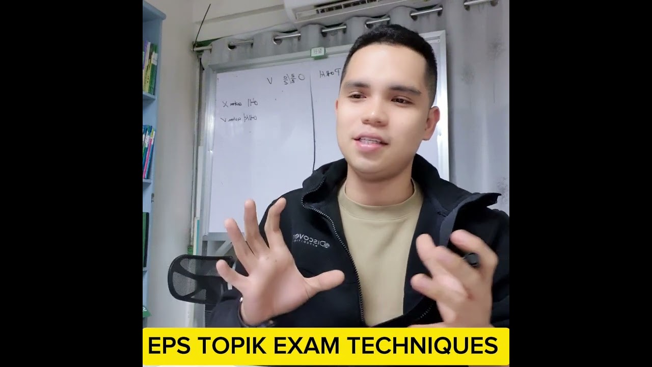 EPS TOPIK EXAM TECHNIQUE