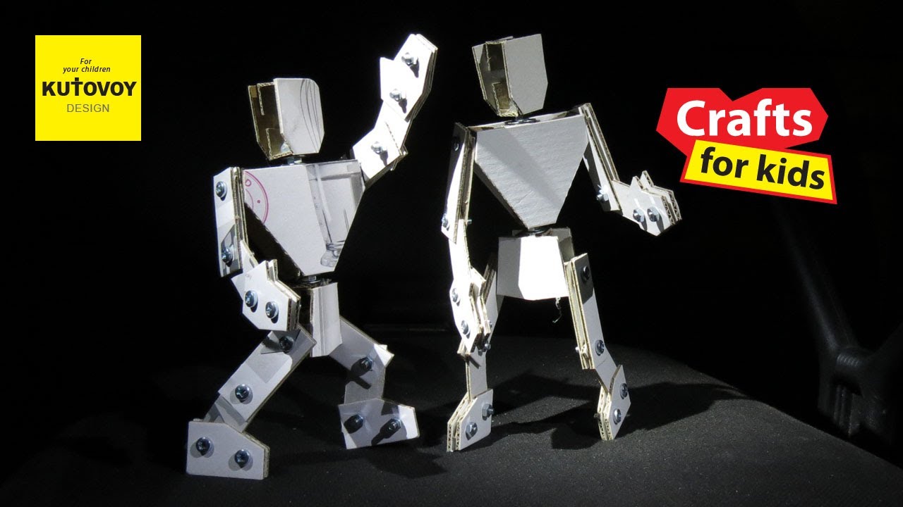 R1, R2 - Disassemblable toy robot.(FULL VIDEO INSTRUCTION) Just do not show this to the robots...