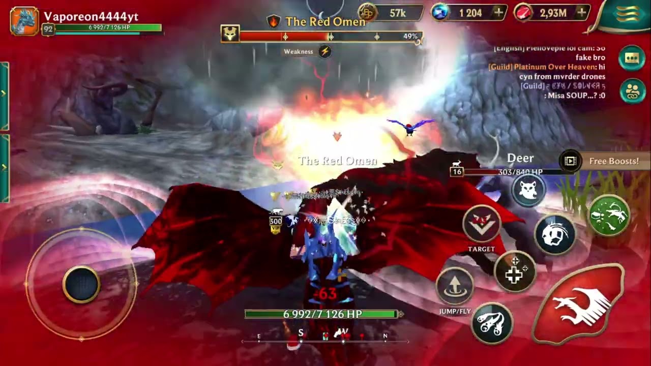 Fighting apex boss on wolf tales #wolftales 