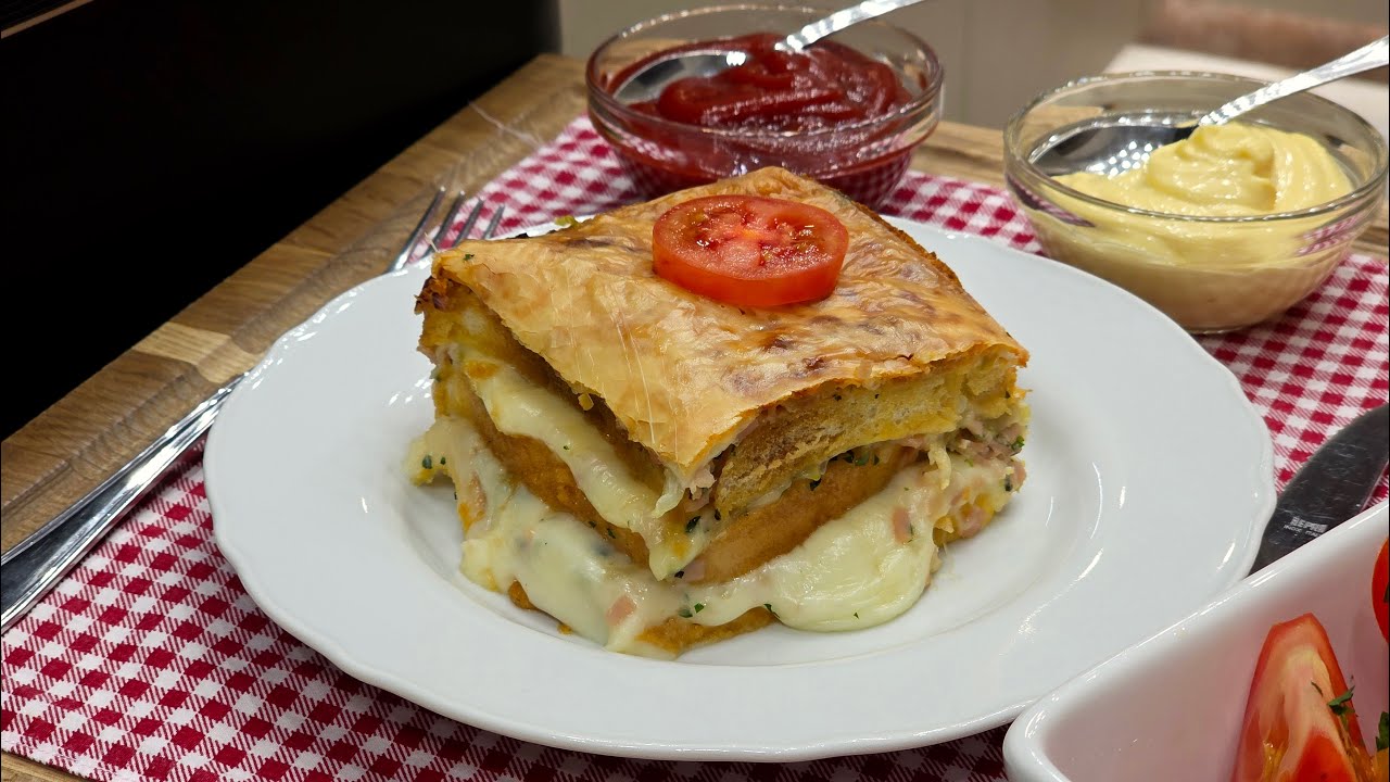 Rakott bundáskenyér Cosori TwinFry @szokykonyhaja