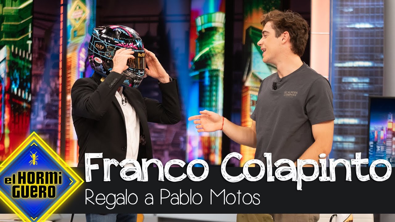 Franco Colapinto hace un regalo muy especial a Pablo Motos - El Hormiguero