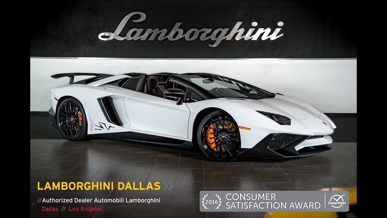 2016 Lamborghini Aventador LP 750-4 SV Roadster Bianco Isis LC432