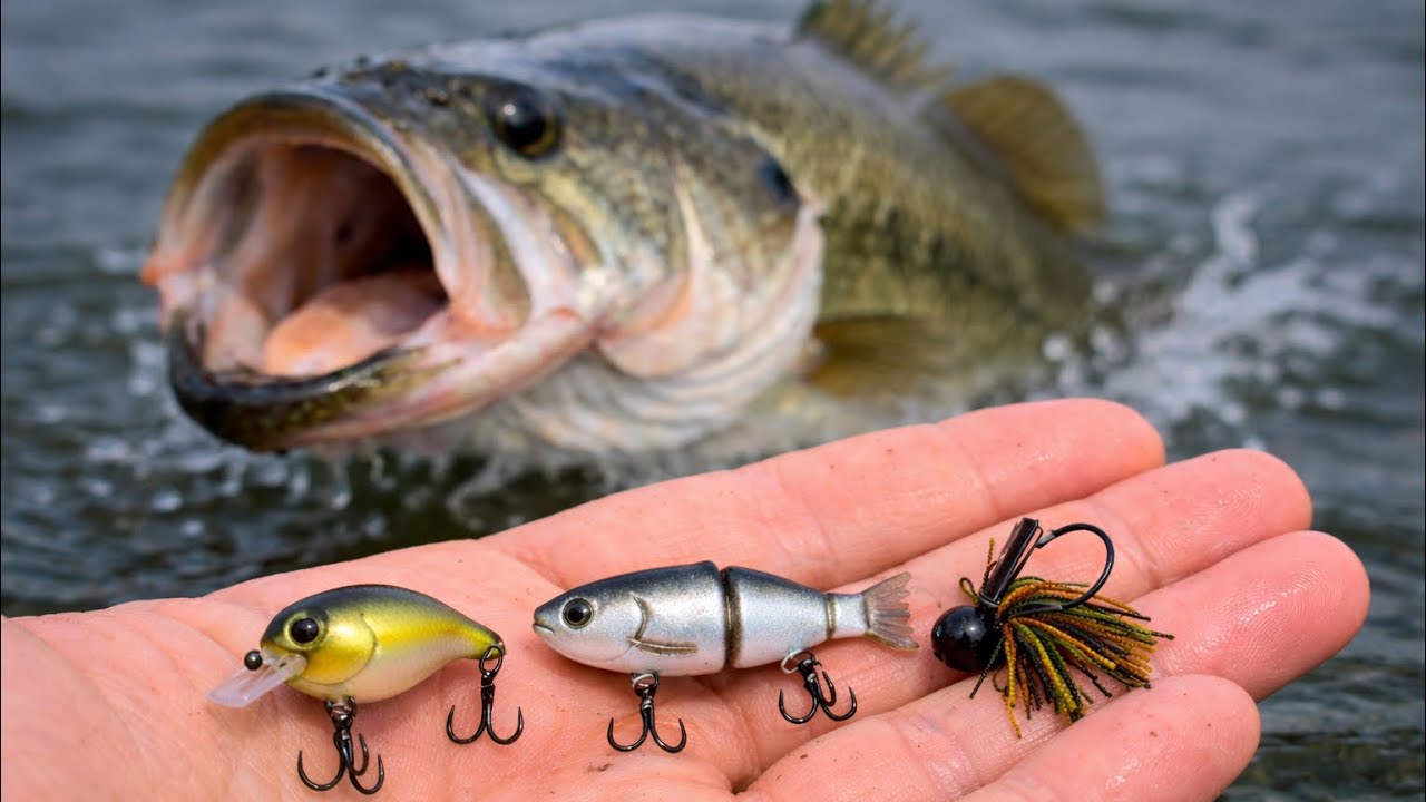 Mini lure fishing challenge 