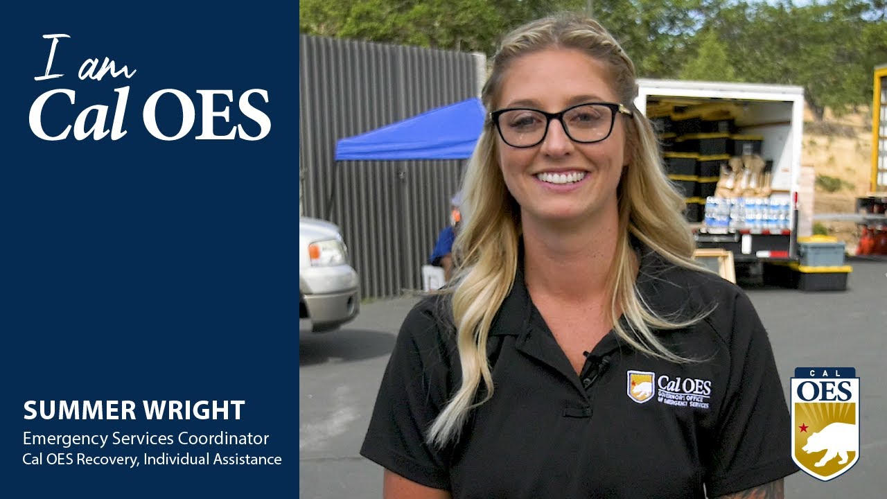 Shining a Spotlight on Staff – I am Cal OES Video Series - Summer Wright