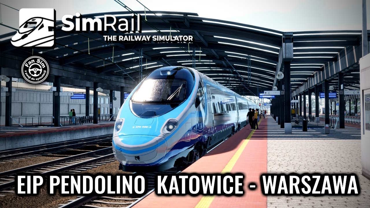 EIP ED250 PENDOLINO KRAKÓW - WARSZAWA🚉 SimRail 🇵🇱 Tryb MULTI z przygodami