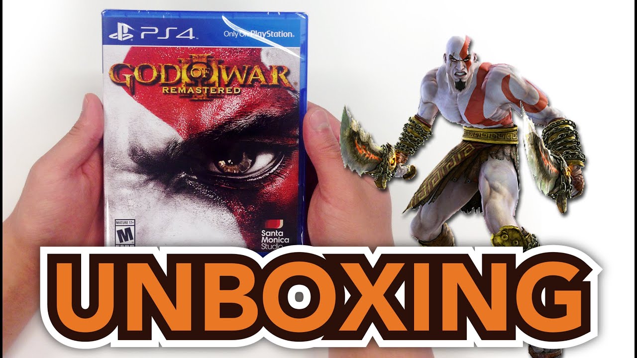 Распаковка God Of War III(3) Remastered (PlayStation 4)!!