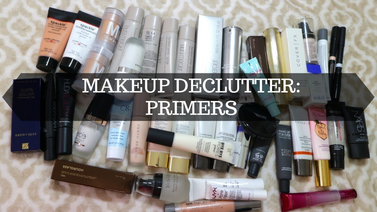 Makeup Declutter 2019: Primers
