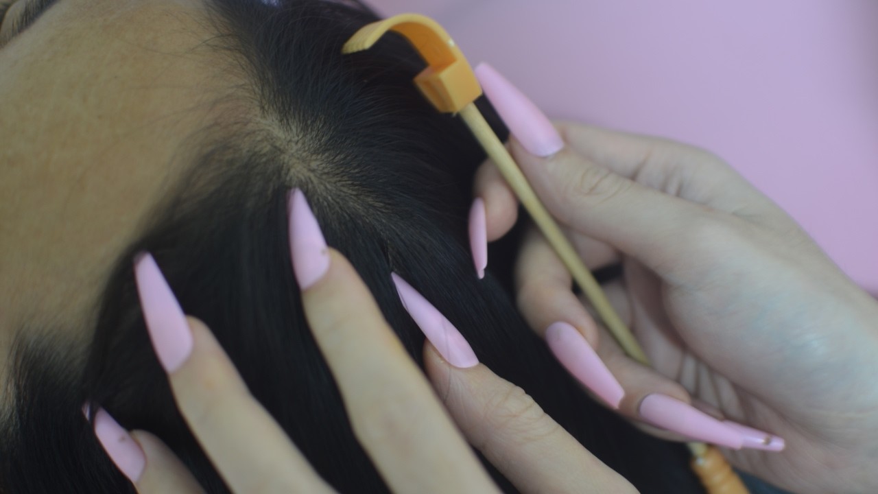 ASMR Soft Hair Play And Hair Parting, Soothing Hair Sounds For Rest & Deep Sleep