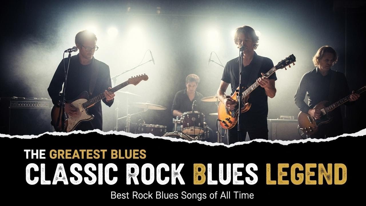 Muddy Waters, ZZ Top, BB King, Eric Clapton, Jimi Hendrix – Blues Rock Guitar Firestorm
