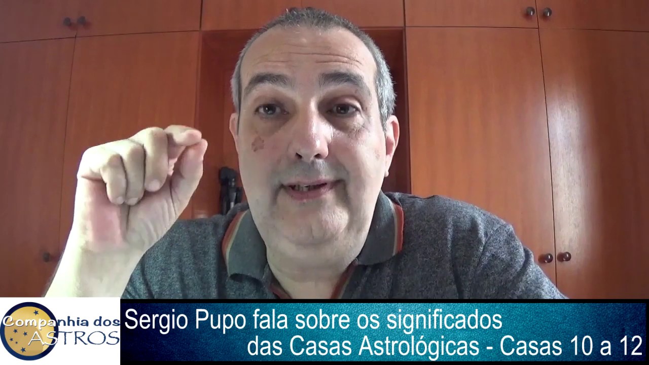 Sérgio Pupo fala sobre os significados das Casas Astrológicas: Casas 10 a 12