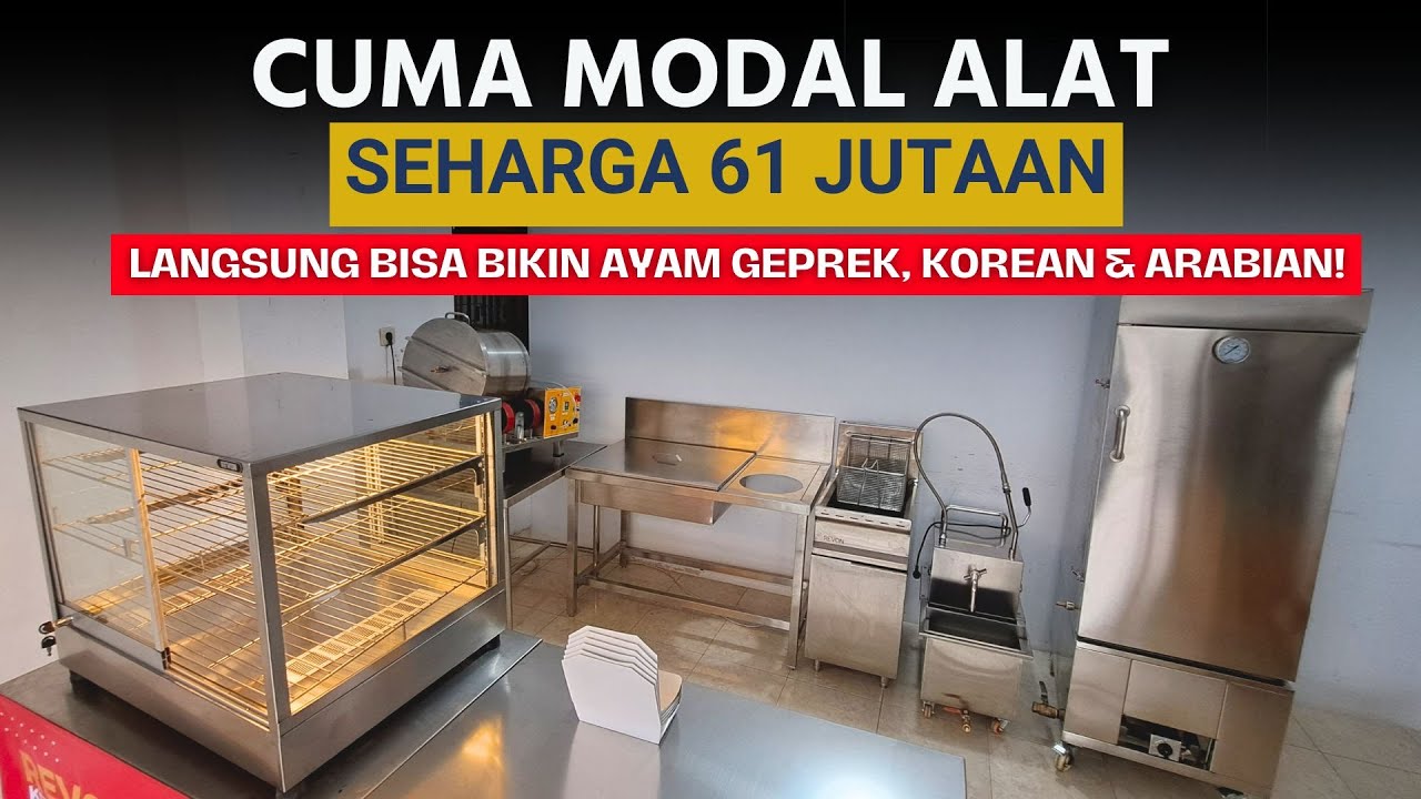 Paket Usaha Fried Chicken Lengkap 61 Jutaan + Private Class Langsung Masak! #friedchicken #alatusaha