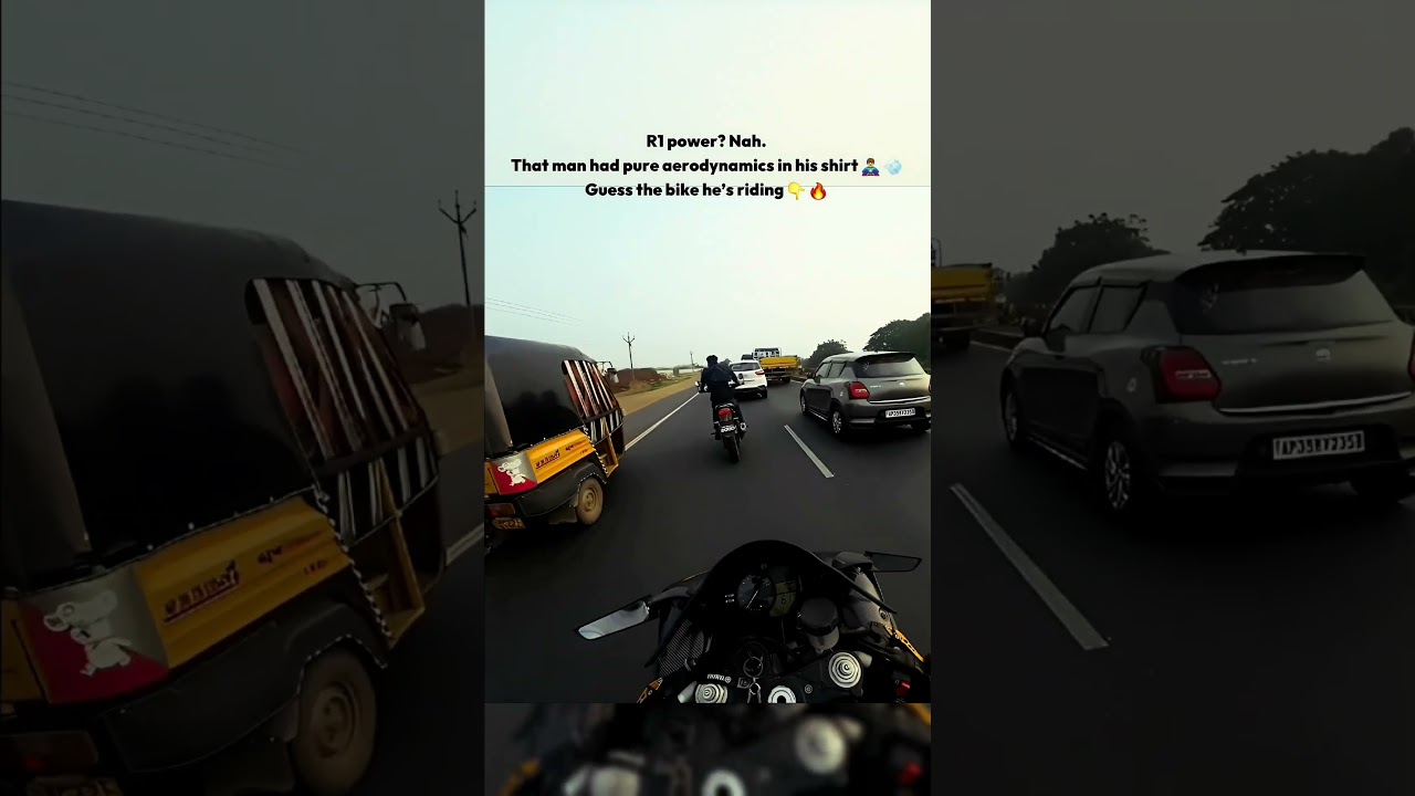 R1 Power Kaadu… Na Shirt Aerodynamics 😂🔥 | Funny Superbike Ride Telugu