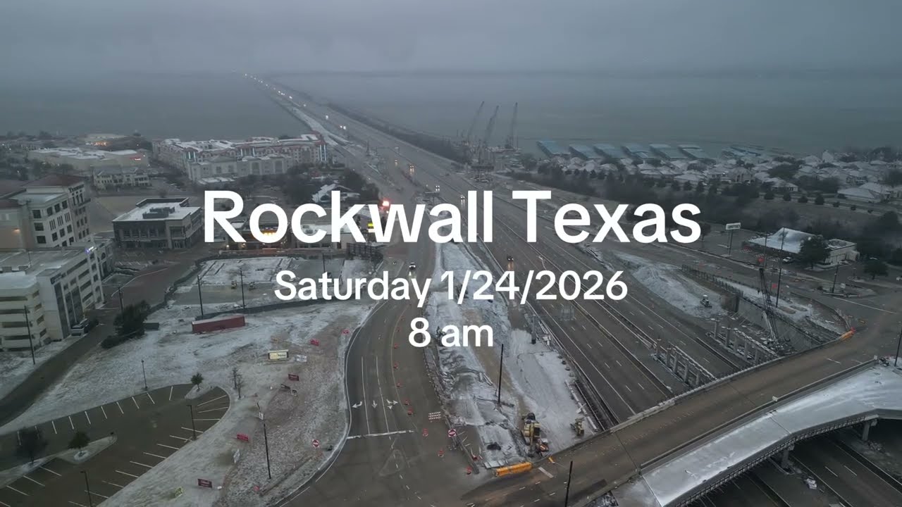 Snow day in Rockwall 1/24/2026