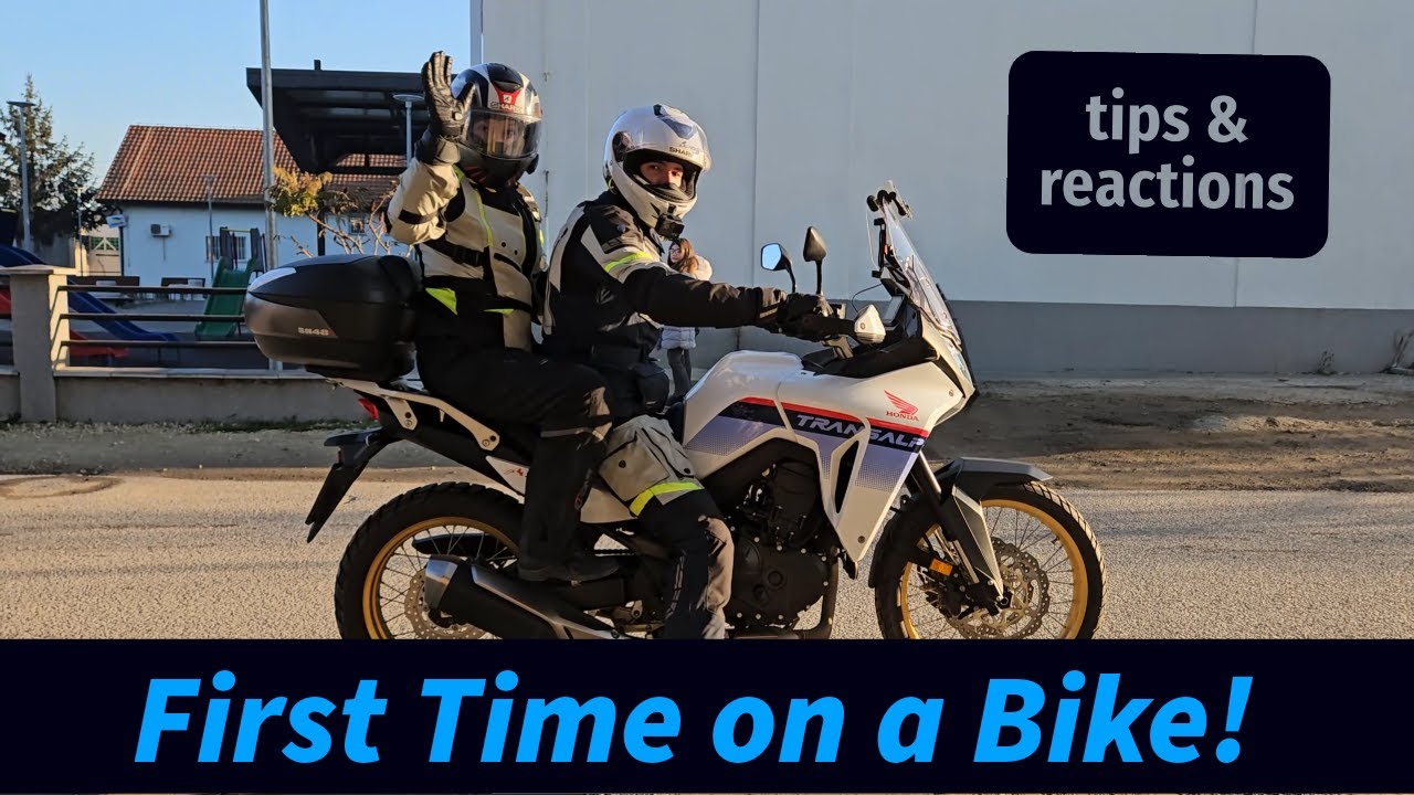 First Time Pillion Rider | Our Tips & Her Experience | Honda Transalp 750