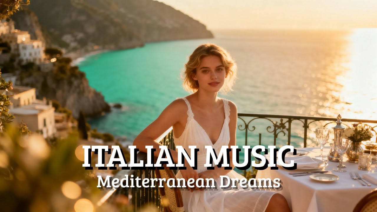 Mediterranean Serenity 🎶 Italy Relax Vibes for 2+ Hours Positano Coastal Relaxation