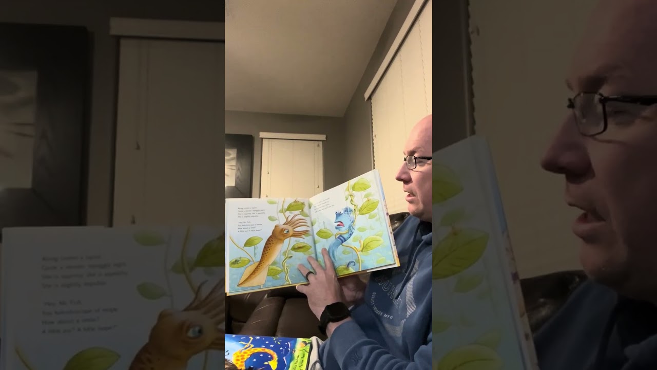 Papa Dave Reading The Pout Pout Fish