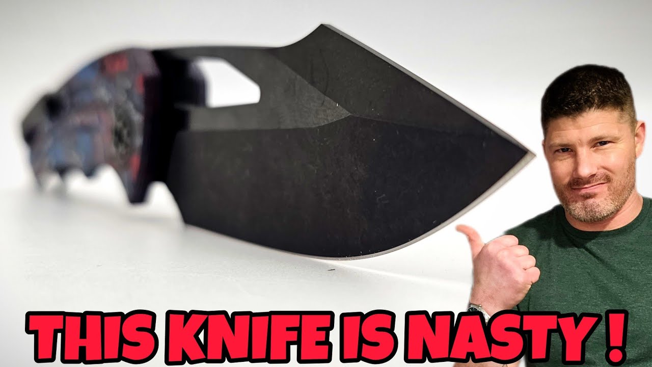 Now This is A Knife ! Wicked Cool USA Made HERETIC Knife