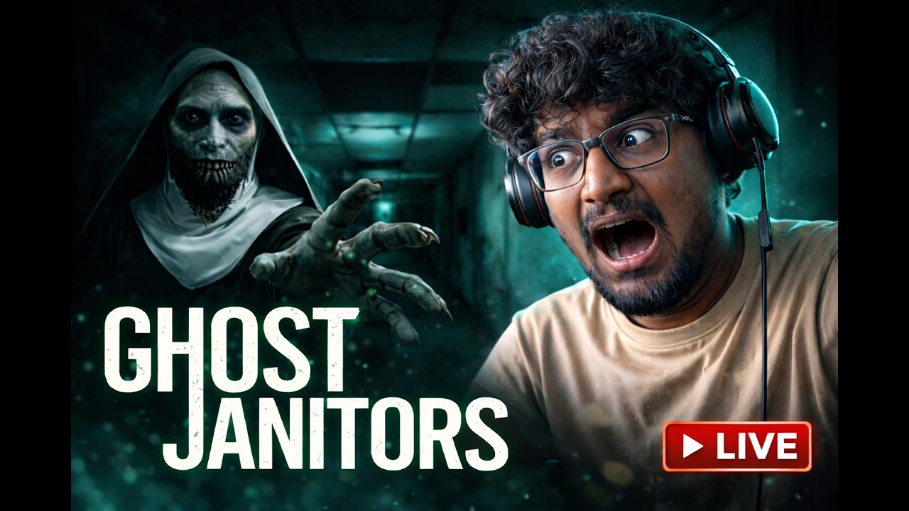 பின்னாடி யாரு?! 👀👻| Ghost Janitors | Ep 01 | Justbin Gaming