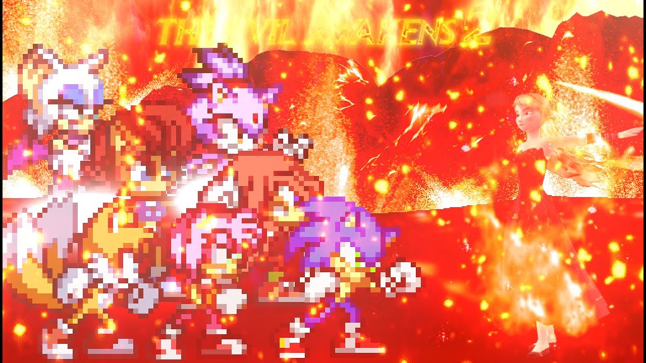 Mugen The Evil Awakens 2-Team Sonic Vs Demon Anna(Special Boss)