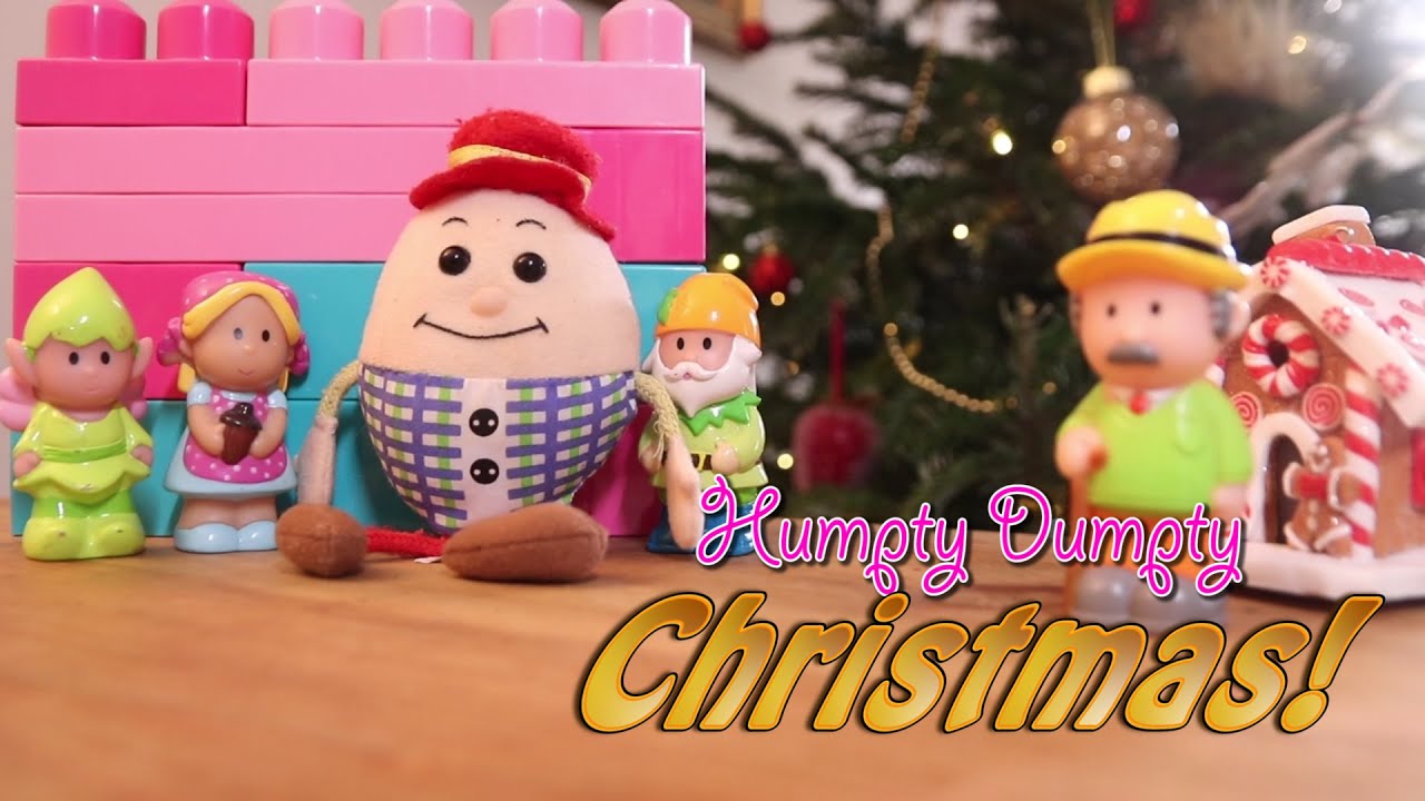 Humpty Dumpty sat on a wall | Christmas nursery rhyme for toddlers.
