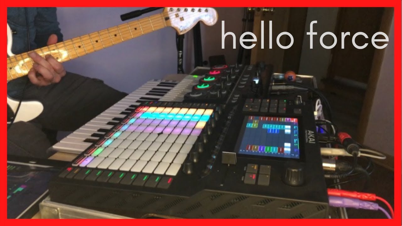 AKAI FORCE | BOSS RC-505 | FIRST JAM | Live Looping Jam #22