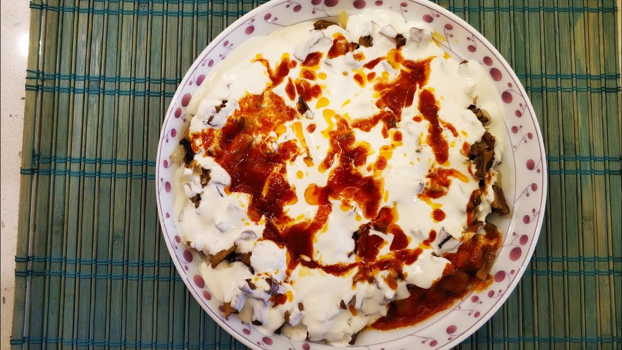 😋 NEFİS  MUTLAKA DENEYİN.KURU  PATLICAN 🍆 YOĞURTLAMASI.😋