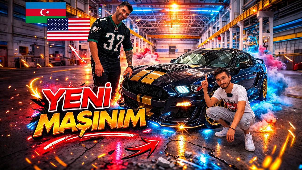 YENİ MAŞINIM FORD MUSTANG  (Khosro088 ilə incələmə)  | 4K