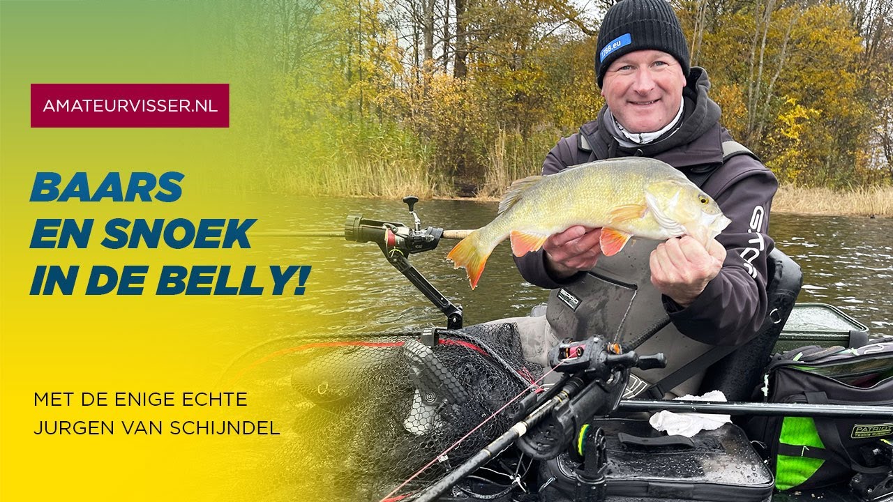 Spannende avonturen: met de BELLYBOAT op BAARS en SNOEK
