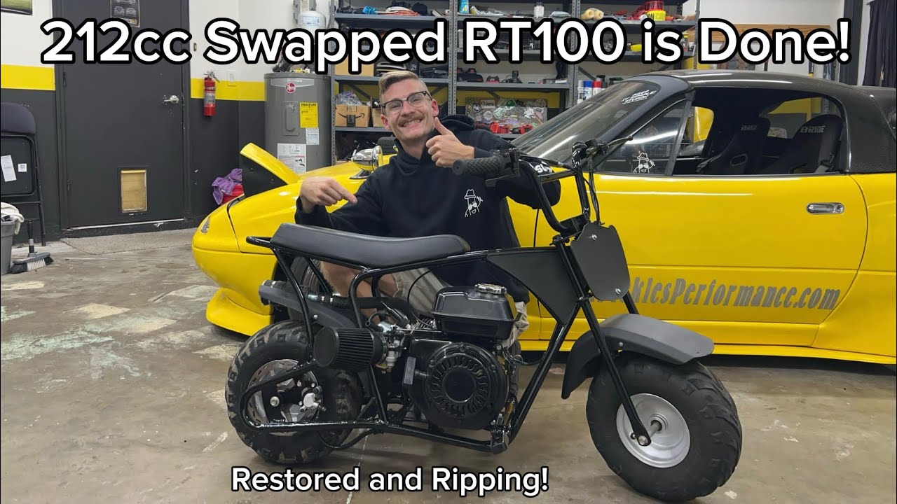 My 212cc swapped Realtree RT100 is Done! Restoration Pt2