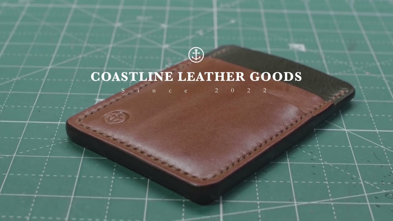 Full process of crafting the Stinson Vertical Card Holder.
