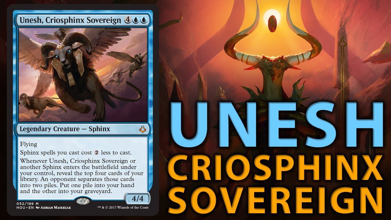 UNESH, CRIOSPHINX SOVEREIGN - Hour of Devastation Preview | The Command Zone 163 | Magic Podcast