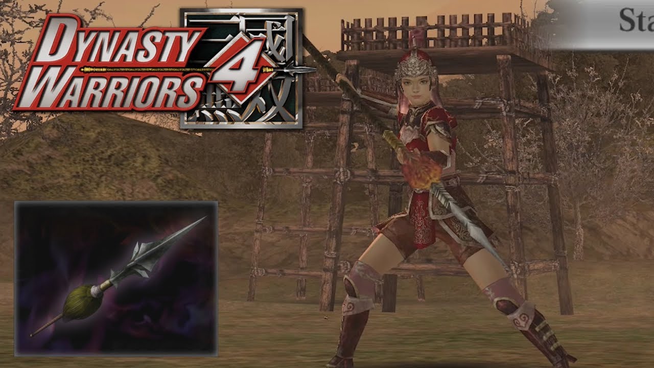 Edit Officer (Spear) - Level 10 Weapon | Dynasty Warriors 4 (4K, 60fps)