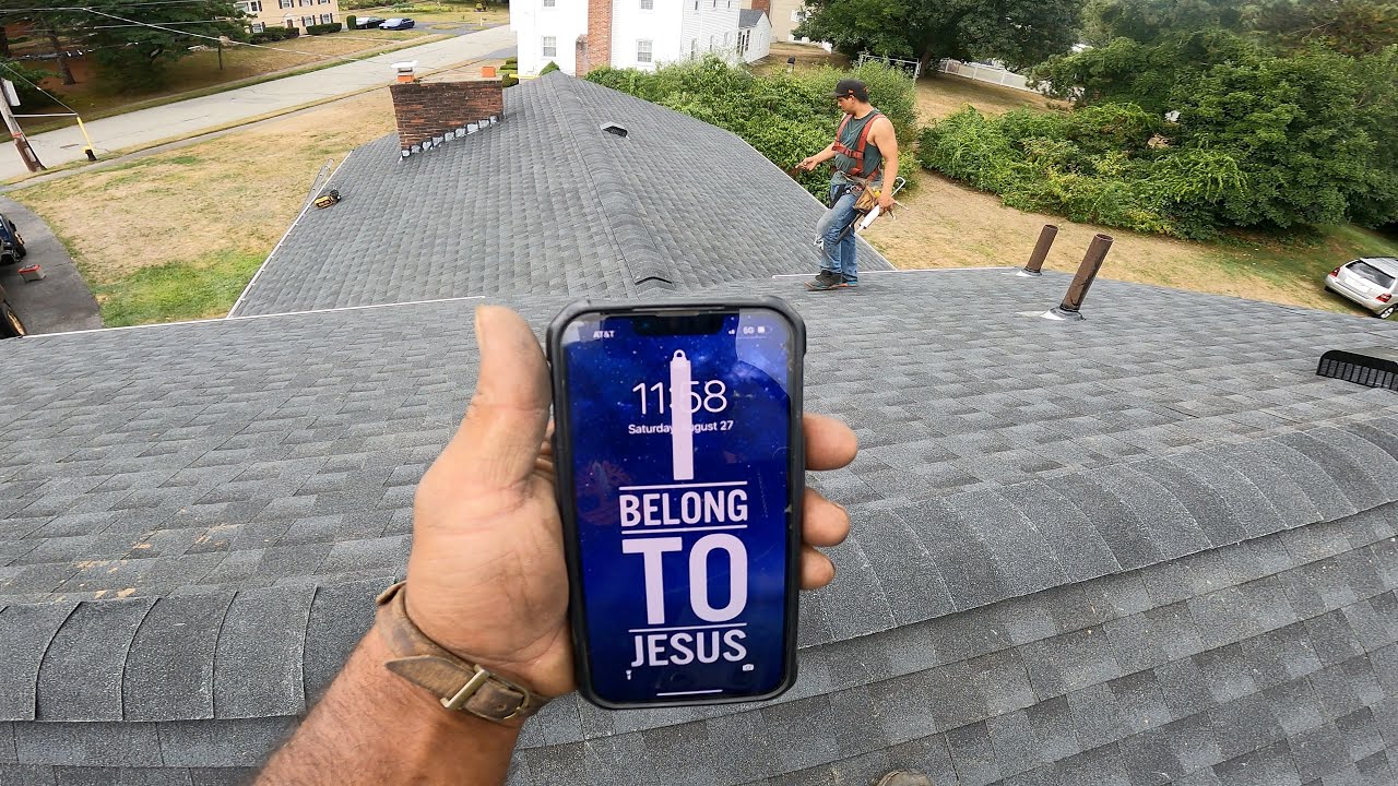 The fastest roofing crew ever, is made in America, A positive attitude toward your work:#roofing