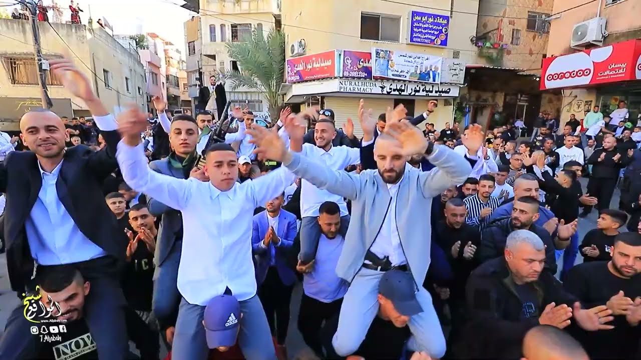استقبال بالاسلحة النارية - حمام العريس احمد شحادة - الفنان حافظ موسى - مخيم نورشمس 2022