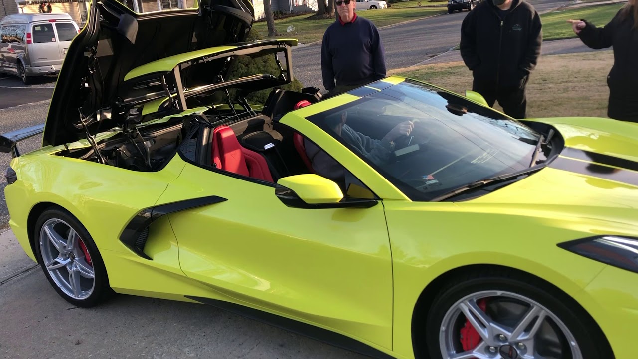 2021 Corvette C8 Convertible Top in Action!