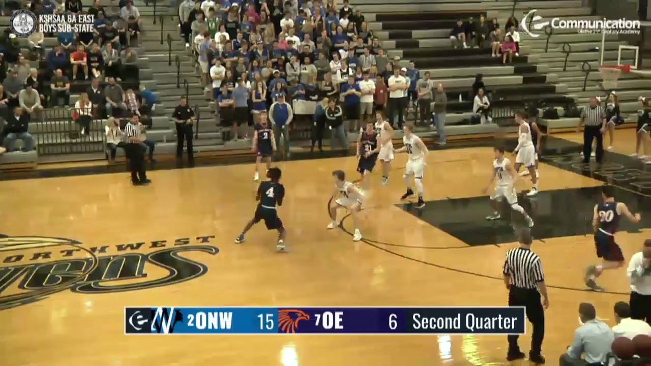 Highlights: ONW Boys Sub-State Basketball vs. Olathe East | March 3, 2018