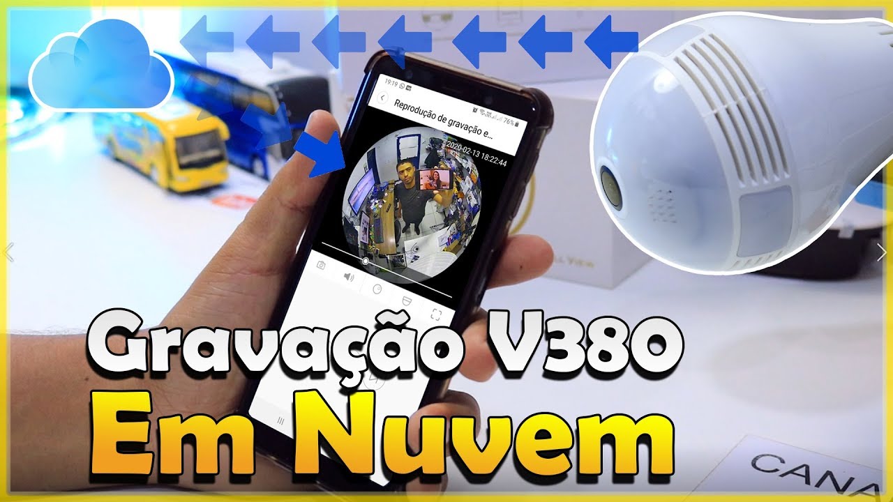 GRAVAÇÃO DE VÍDEO EM NUVEM COM APP V380 PRO, VALE A PENA?