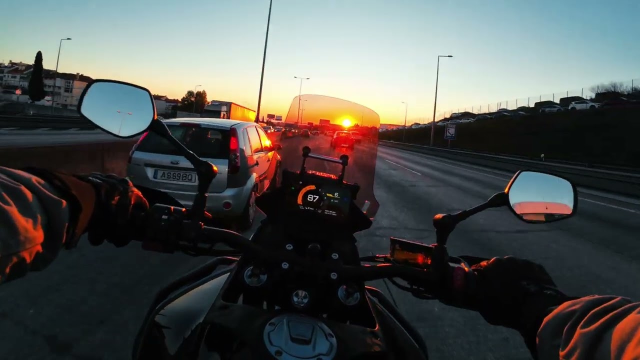 CFMoto 450MT city riding - Route 1