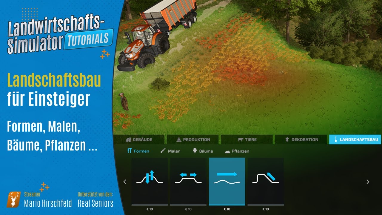 LS22 Tutorials: Landschaftsbau Teil 1 // Grundlagen für Einsteiger